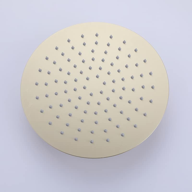 Rbrohant Wall Mounted Exposed Rain Combo Set, Shower System with 10" Showerhead and Handheld Showerhead