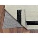preview thumbnail 3 of 4, Hand Knotted Black Flat Weave with Wool Oriental Rug (8'2" x 10') - 8'2" x 10'