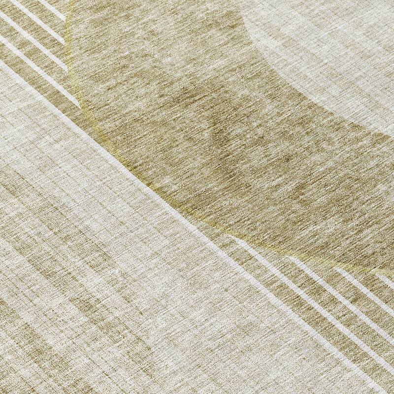 HomeRoots Geometric Transitional Rectangle Outdoor Rug