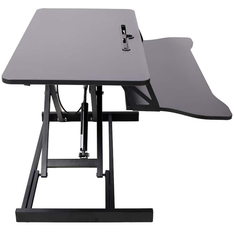 Adjustable Height Standing Laptop Desk,Adjustable Sit to Stand Up Workstation with Keyboard Tray