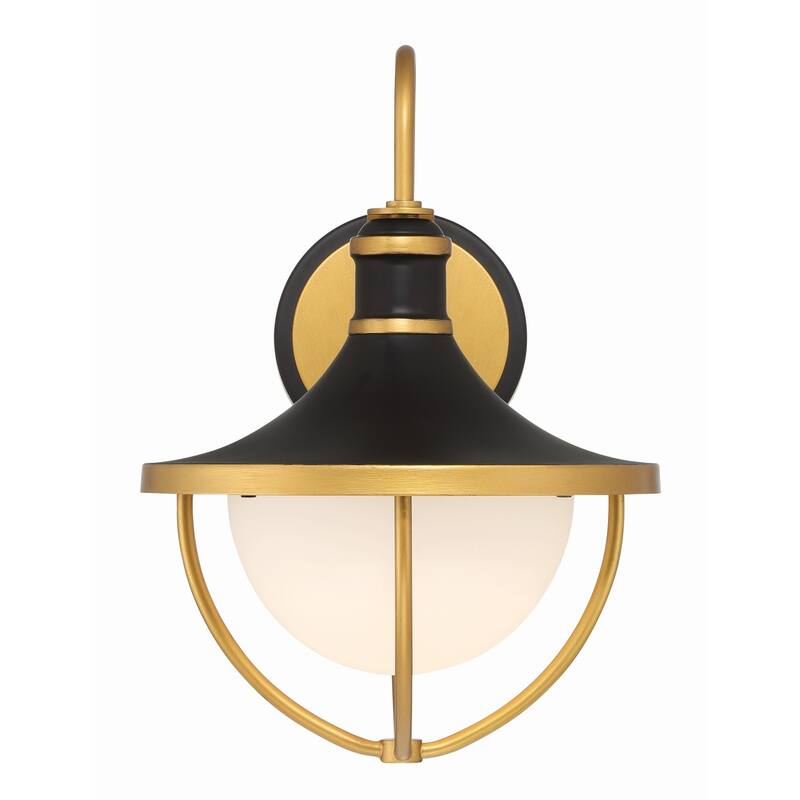 Crystorama Lighting Group ATL-701 Atlas 14" Tall Outdoor Wall Sconce