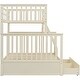 preview thumbnail 24 of 30, Twin Over Full Bunk Bed with Storage Drawers, Wooden Bunk Bed with Ladder and Safety Guard Rails