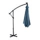 preview thumbnail 19 of 20, Glam 10-foot Solar LED Cantilever Umbrella with Base (UV 50+)