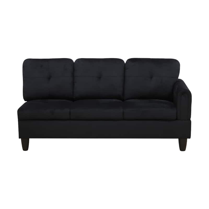 KISRAIS 97" Wide 3-Piece Upholstered Sectional Sofa Set for Small Spaces