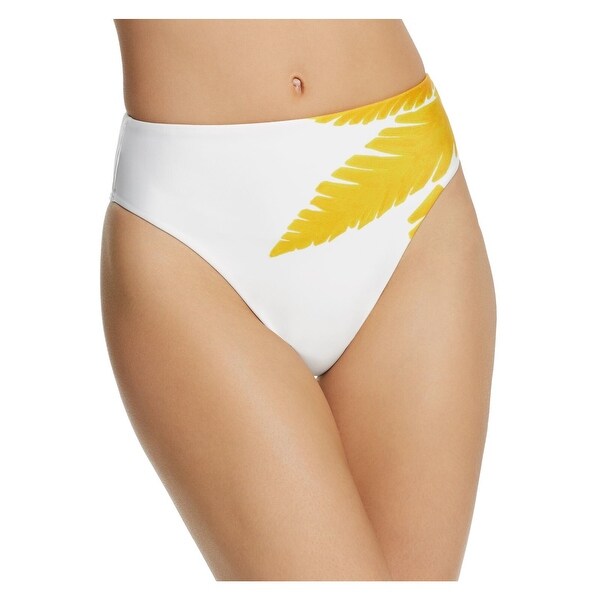 VIX PAULA HERMANNY Women's White Printed High Waisted Bikini Bottom M. Opens flyout.