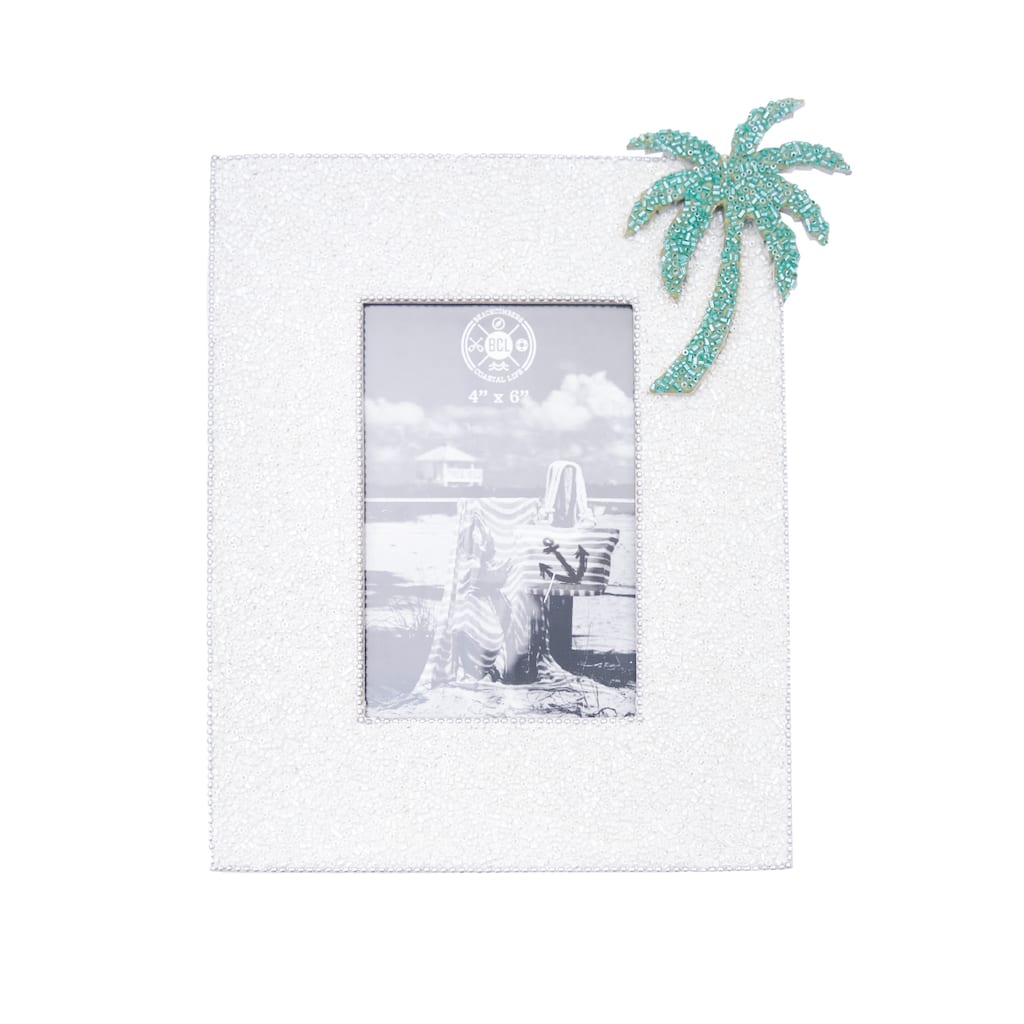 Palm Tree Photo Frame 9.5 x 7.5 x 0.5 Inches.