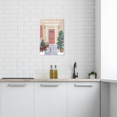 Wynwood Studio Canvas Holiday and Seasonal Right Spot Parking Bike Green Modern & Contemporary Wall Art Canvas Print