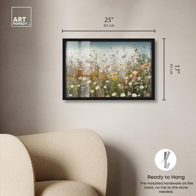 Glimmering Glade Garden III Shadowbox by Art Remedy
