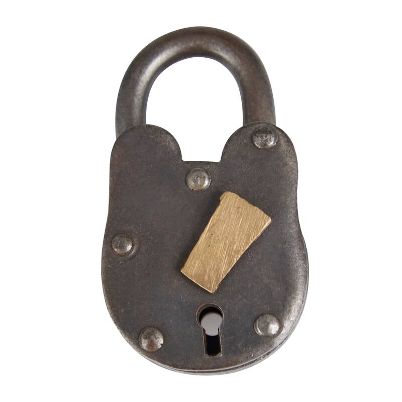 Bronze Metal Lock And Key