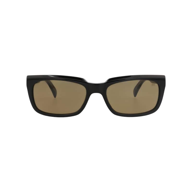 Dunhill Square-Frame Recycled Acetate Sunglasses - Black Black Brown - Black - Brown Lens