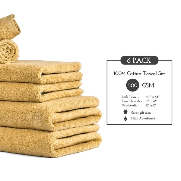 LIME GREEN 2 HAND TOWELS SET 50X90 100% NATURAL COTTON 500 GSM THICK ABSORBENT TOWEL HOTEL QUALITY RINGSPUN