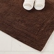 preview thumbnail 30 of 36, Superior Cotton Solid Non-slip Backing 2-Piece Bath Rug Set