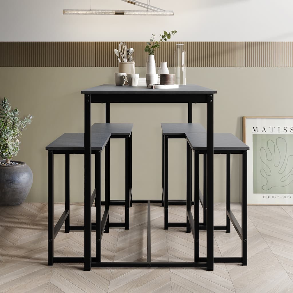 CraftPorch Elegant 5-piece Metal Dining Set