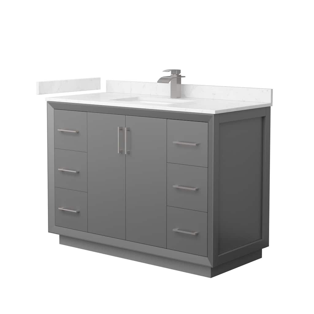 Wyndham Collection WCF414148S-VCA-UNSMXX Strada 48" Free Standing