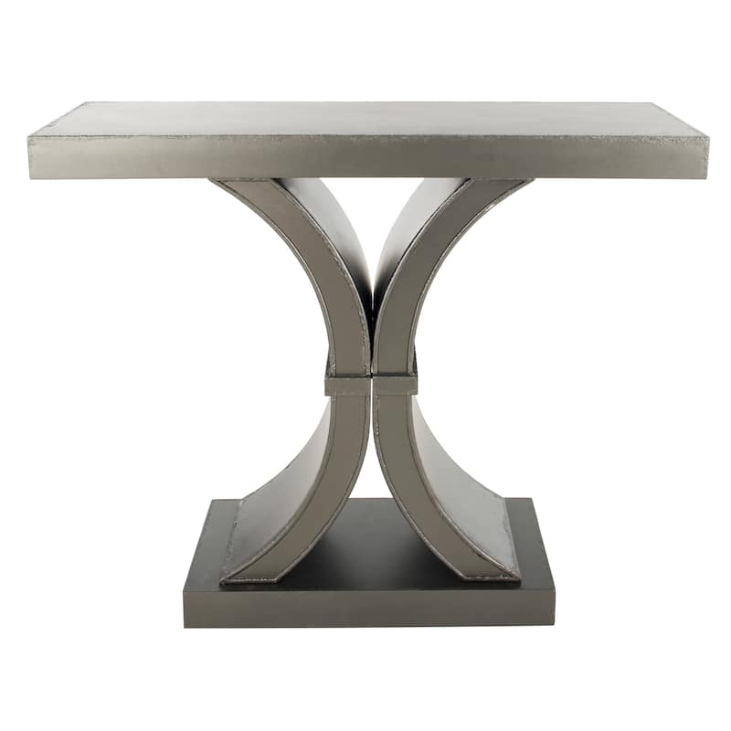 Distressed Hedwig Black SAFAVIEH Dryden Console. - 40" W x 16" D x 32" H - 40Wx16Dx32H