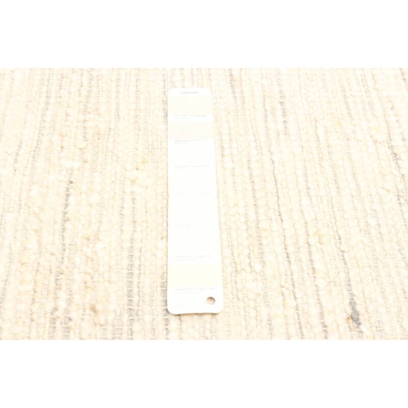 ECARPETGALLERY Braid weave Sienna Cream Wool Rug - 4'11 x 8'0