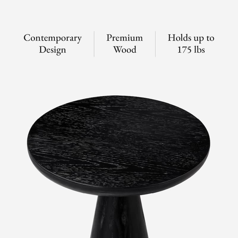 Maven Lane Owen Rustic Wooden Drink Table