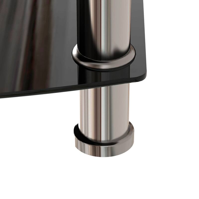 5-Tier Tempered Glass End Table