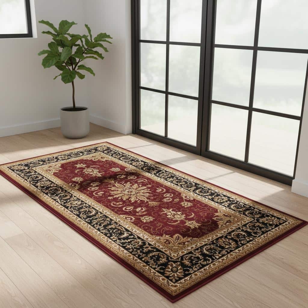 HomeRoots Zope Oriental Modern Runner Area Rug