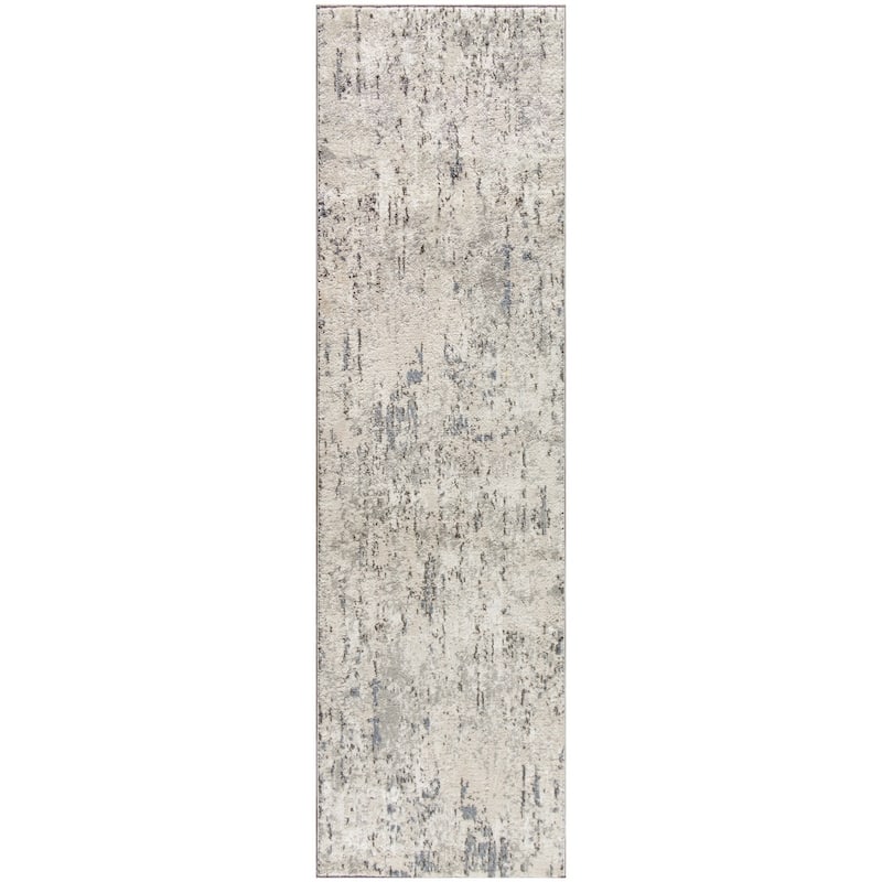 Power Loomed Abstract Modern Area Rug - 90' X '26' X '0.32