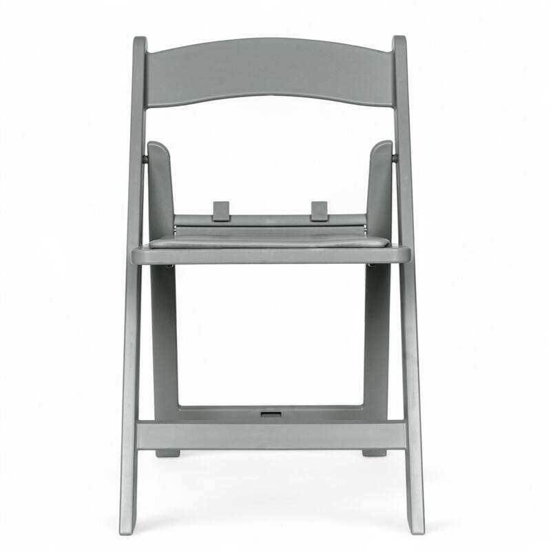 Kids Resin Folding Chair with Vinyl Padded Seat - 12.25"D x 13.25"W x 21"H