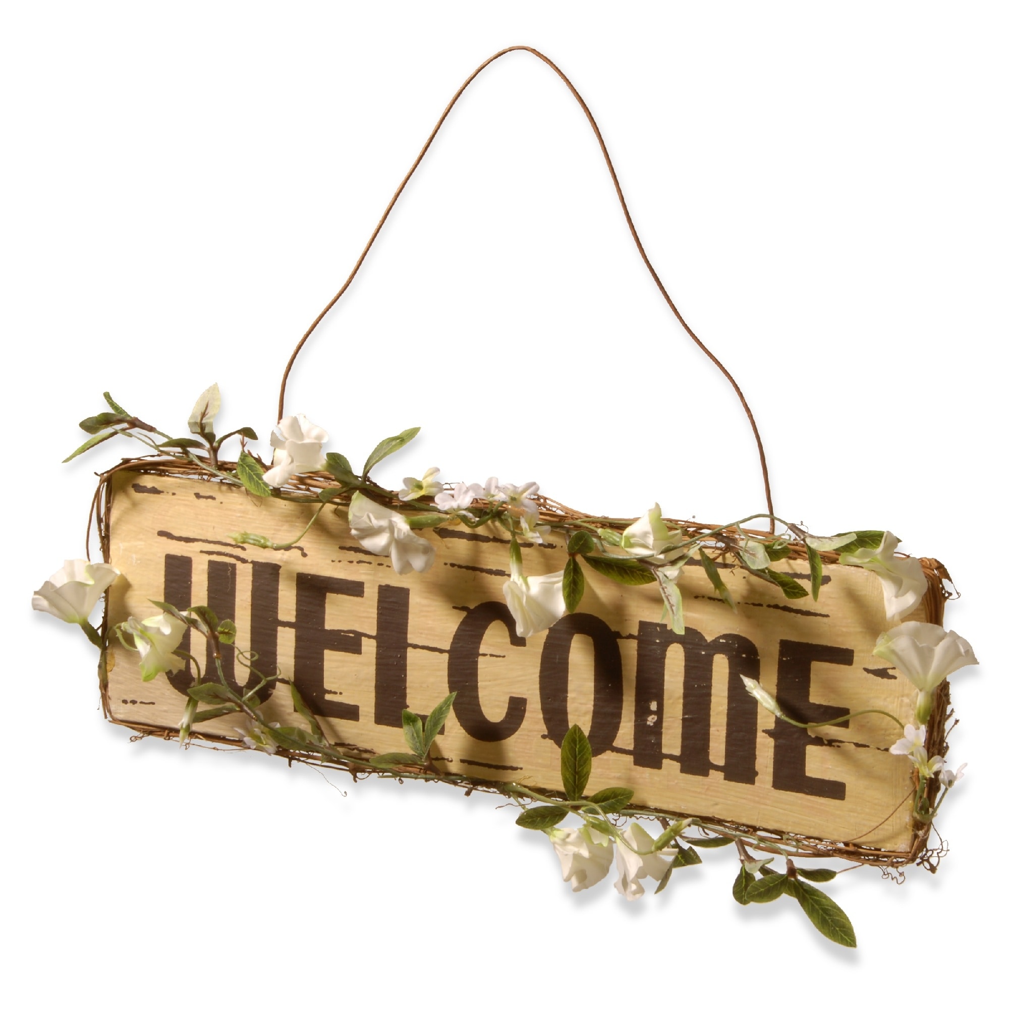 Shop 21 Wood Decor Welcome Door Sign Overstock 26277103