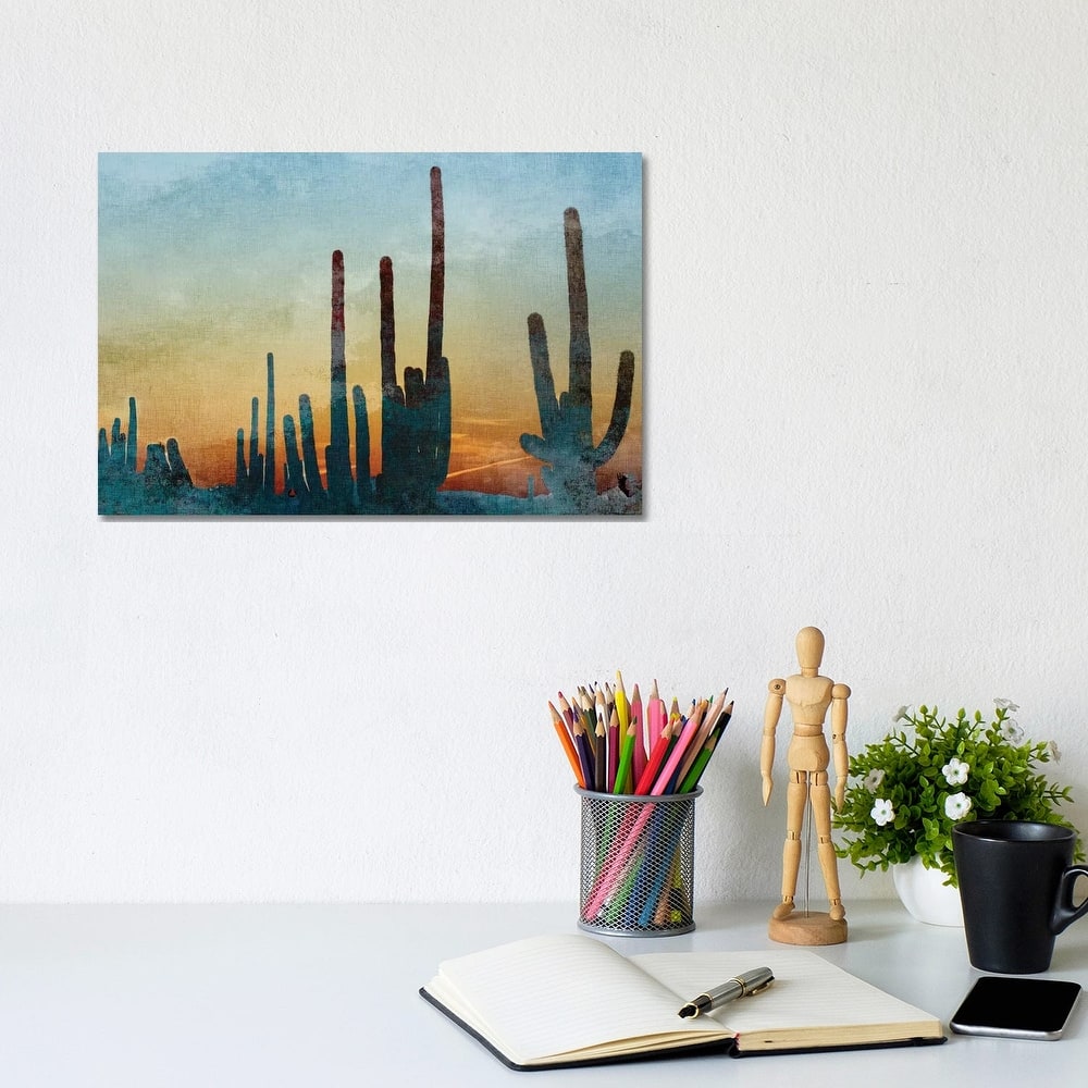 iCanvas "Saguaro Cactus" by Kimberly Allen Canvas Print