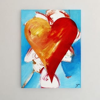 Porch & Den Zane Heartwork Lexi Canvas Art