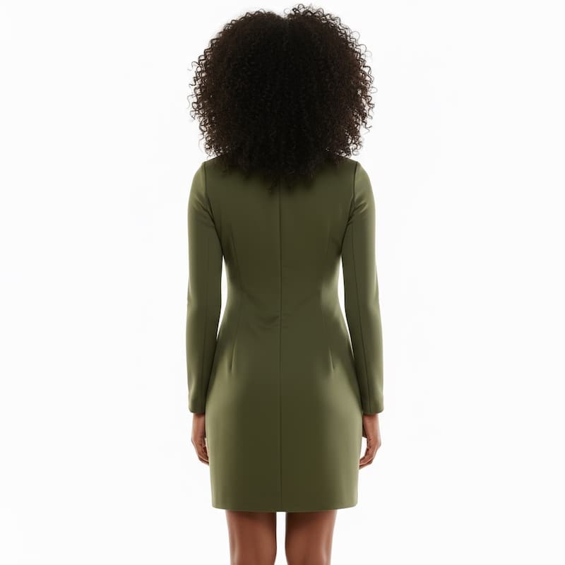 Nanette Lepore Military-Inspired Double-Breasted Dress