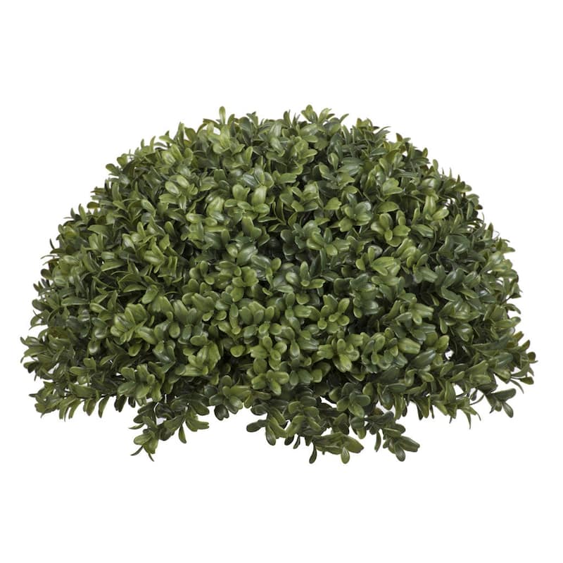 Faux Boxwood Half Ball - Medium