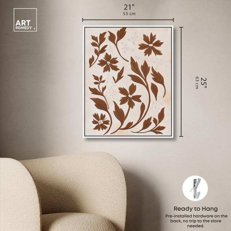 Sepia Sepal II Canvas by Art Remedy