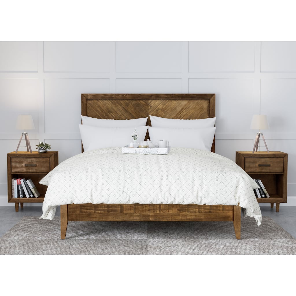 Abbyson Retro Mid Century 3-piece Bedroom Set