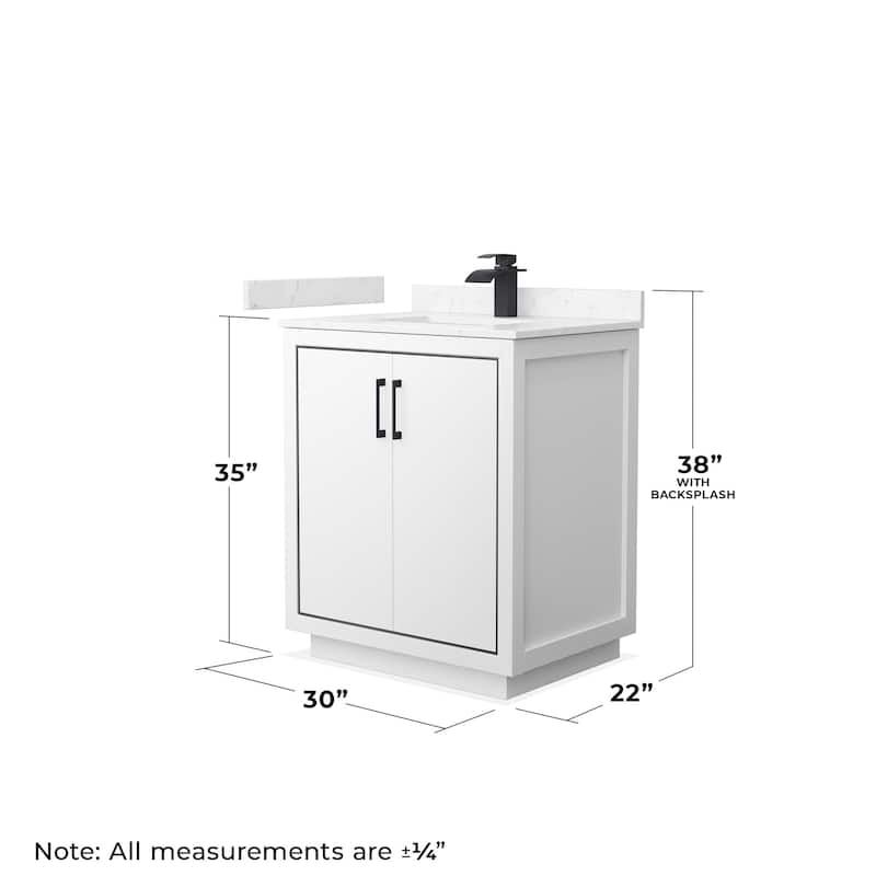 Wyndham Collection WCF1111-30S-VCA-MXX Icon 30" Free Standing Single