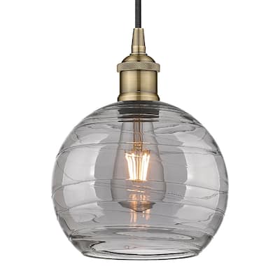 Innovations Lighting 616-1P 10 8 Athens Deco Swirl Pendant Athens Deco