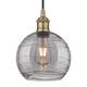 Option Antique Brass / Light Smoke Deco Swirl