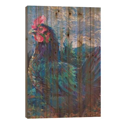 The Ladies Print On Wood by Iris Scott - Multi-Color