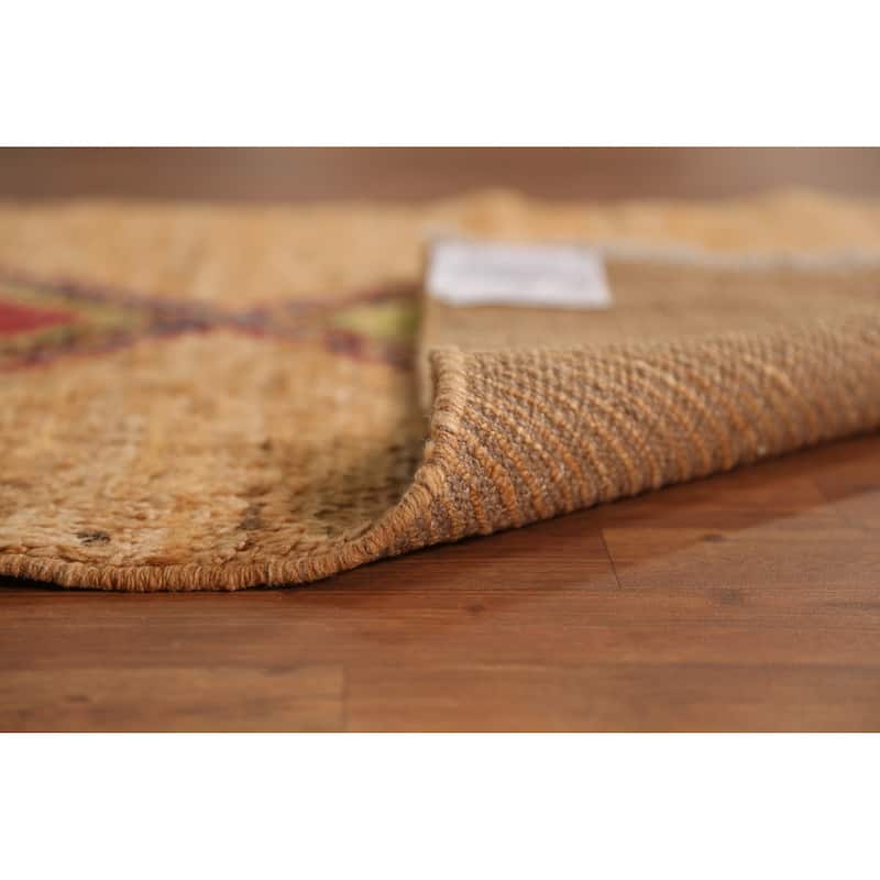 Moroccan Oriental Runner Rug Hand-Knotted Wool Carpet - 3'2" x 12'8"
