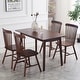 preview thumbnail 2 of 34, Solid Wood Windsor Dining Chair Set of 4 Walnut
