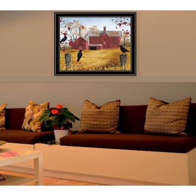 TrendyDecor4U Contemporary "Autumn Gold" Framed Print Wall Art by Billy Jacobs