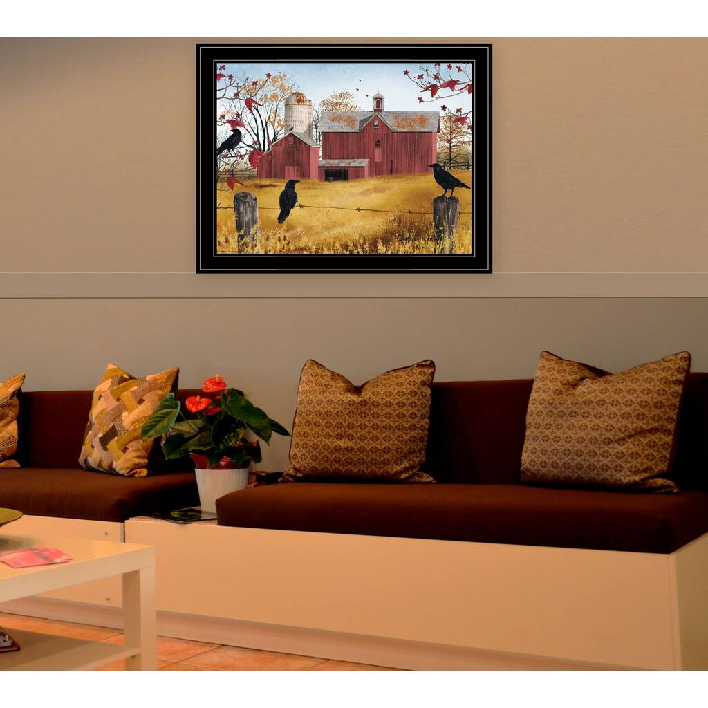 TrendyDecor4U Contemporary "Autumn Gold" Framed Print Wall Art by Billy Jacobs
