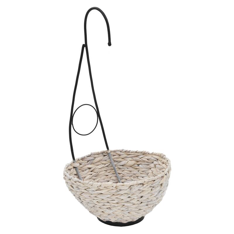 Faux Cream Hibiscus Hanging Basket On Sale Bed Bath & Beyond 36198153