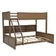 preview thumbnail 18 of 48, Twin XL / Full XL over Queen Bunk Bed with Open Cabinets and Charging Station, Storage Kids Bed Frame with Ladder