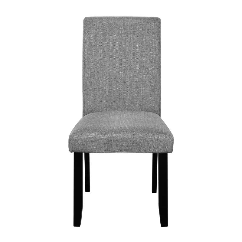 Modern 5-Piece Round Dining Set, 43-Inch Dining Table & 4 Upholstered Chairs, Farmhouse, Mid-Century Style for Dining Room