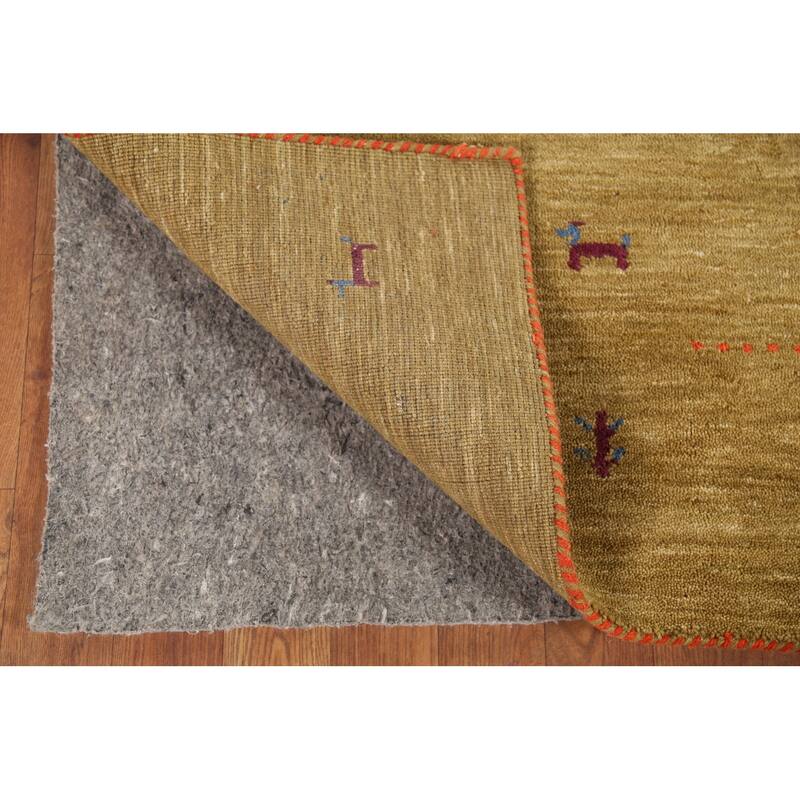 Animals Tribal Gabbeh Indian Accent Rug Handmade Modern Wool Carpet - 3'0"x 5'3"