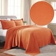 preview thumbnail 68 of 88, Superior Fleur De Lis Cotton Decorative Bedspread Set Mandarin - Full