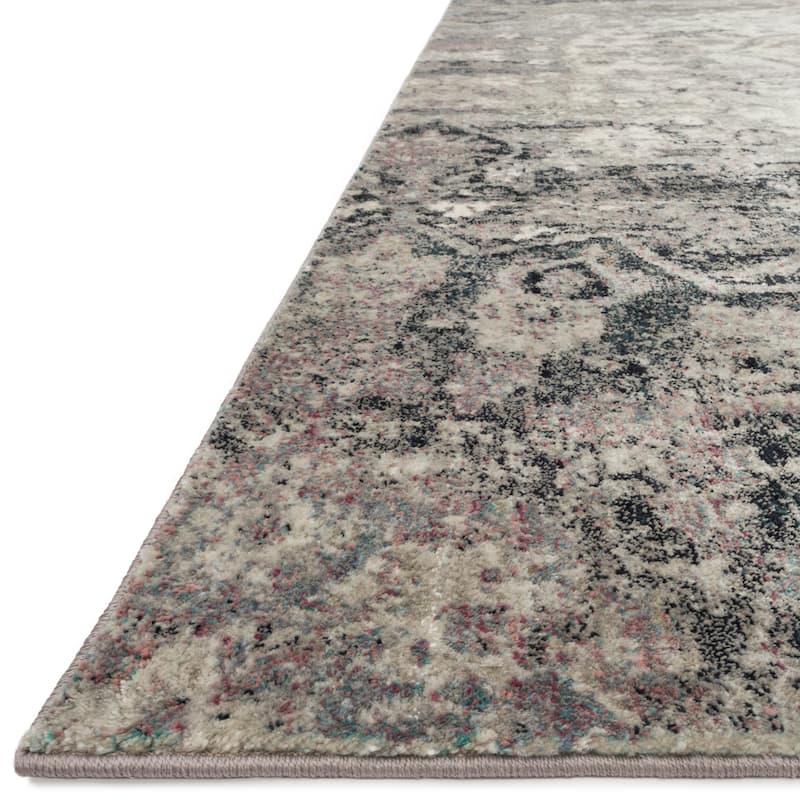 Alexander Home Contessa Distressed Transitional Medallion Rug