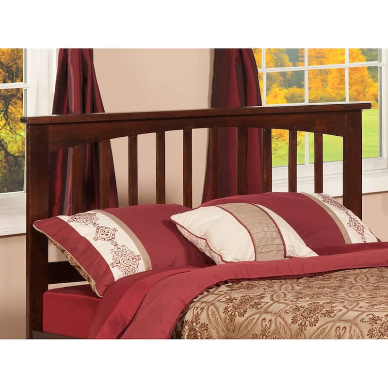 Mission Headboard with USB Charging Station