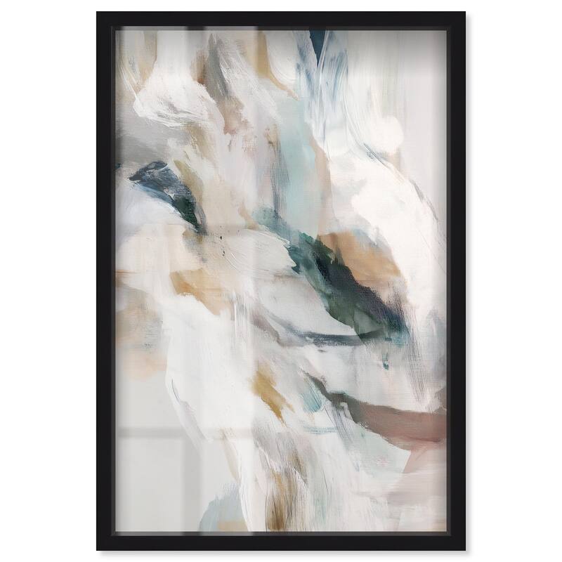 Whispering Colors II Shadowbox by Art Remedy - Black - 10" x 15"
