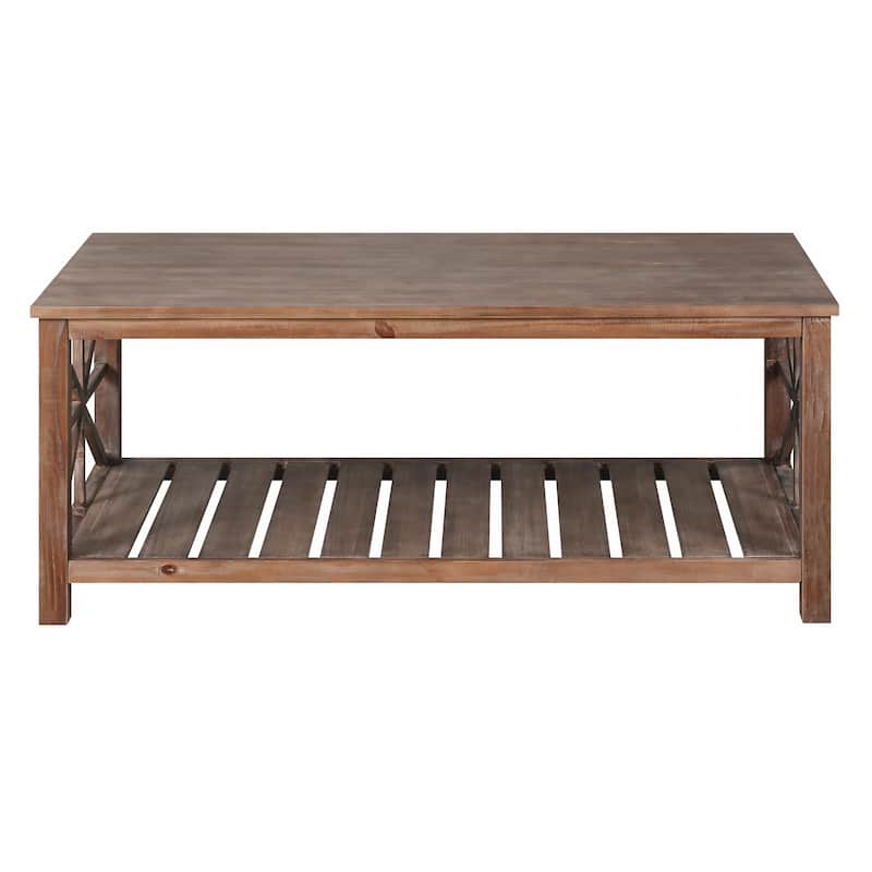 Handcrafted 52'' Width Coffee Table