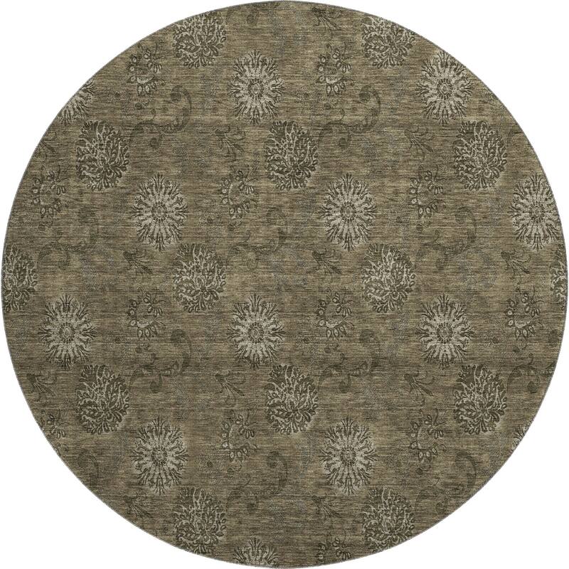 Premium Washable Super Soft Floral Imprint Mayfield Rug